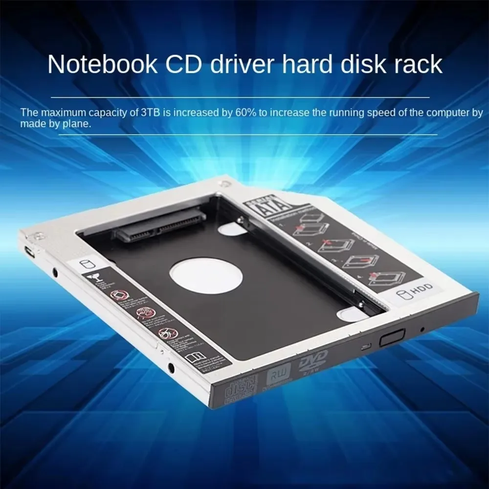 UnionSine 9.0 9.5 12.7mm HDD Caddy SATA 3.0 for 2.5'' SSD Case Hard Disk Drive Adapter for Laptop CD DVD-ROM Optibay - Image 5