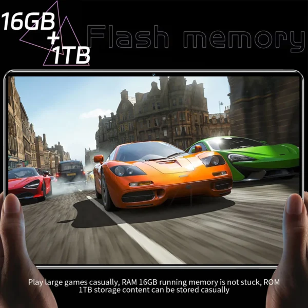 2024 Global Version 11.6 Inch Tablet Android 16GB Ram 1TB Rom Android 13.0 12000mAh Network Bluetooth 4G 5G Tablets Pc Brand New - Image 3