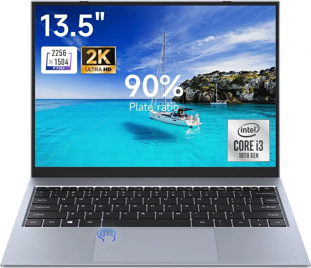 13.5Inch Laptop Intel Core i3-1005G1 8GB RAM 256GB SSD,Windows 11 for Students and Business