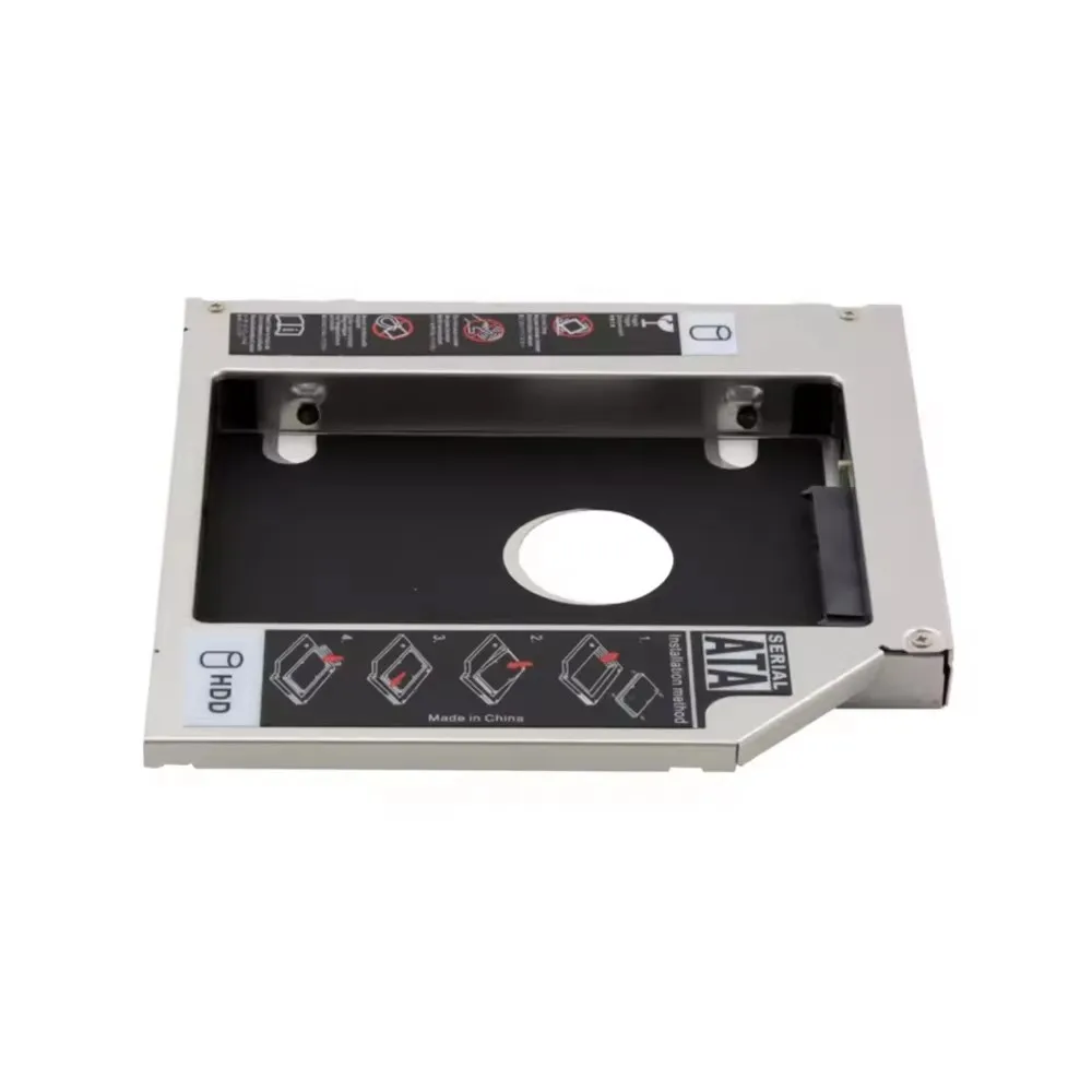 UnionSine 9.0 9.5 12.7mm HDD Caddy SATA 3.0 for 2.5'' SSD Case Hard Disk Drive Adapter for Laptop CD DVD-ROM Optibay - Image 6