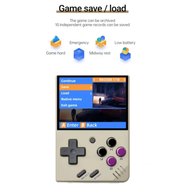 AMPOWN Miyoo Mini V4 Consoles 2.8'' IPS OCA 1900mAh Handheld Game Players Linux System Portable Video Game Retro Game Console - Image 5