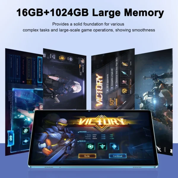 Original Pad 15 Pro Tablet 10.1 inch Snapdragon 8gen2 16GB+1024GB 10000mah Android 13 Xioami Global 5G Dual SIM WIFI HD Screen - Image 5
