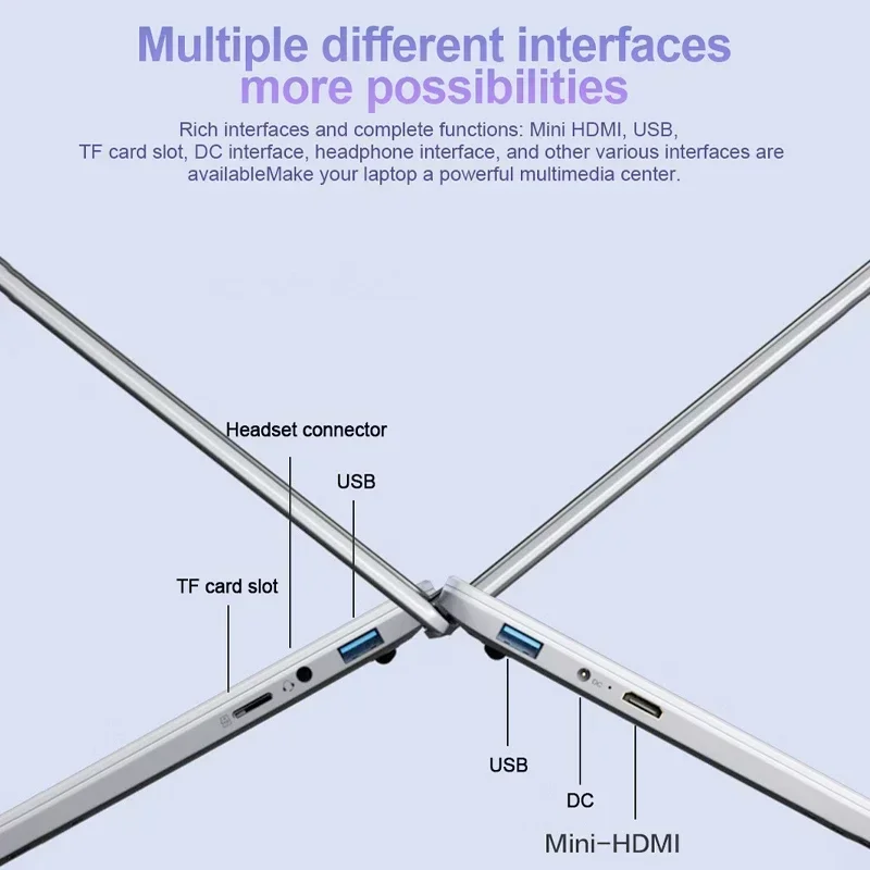 NEW 15.6" Ultra Slim Laptop 16GB RAM 2TB SSD Intel N3700 Notebook Gamer 1920*1080 Display Office Study Computer PC Windows11 Pro - Image 4