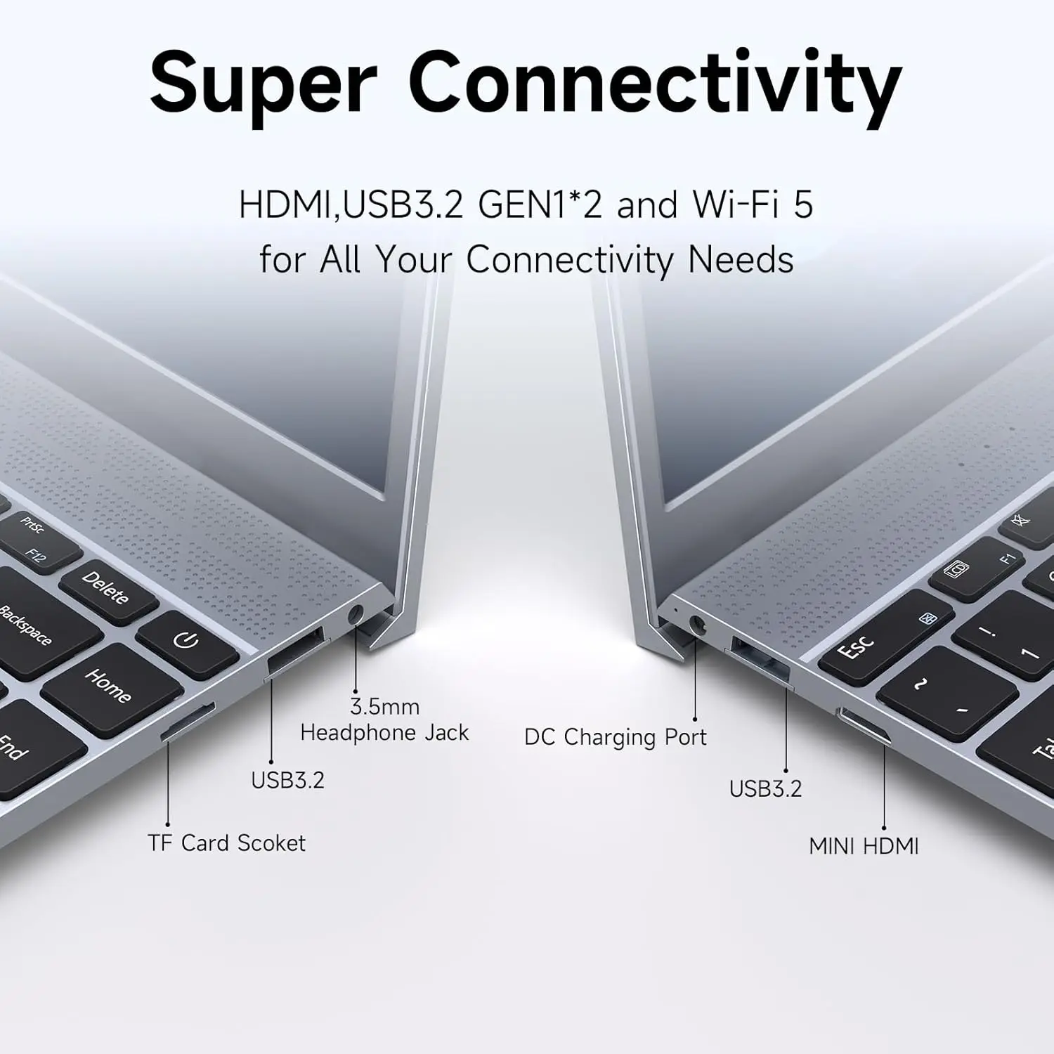 14 Inch Laptop J3710 8GB RAM 256GB SSD Windows 11 For Students And Business - Image 4